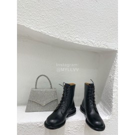 Maison Margiela Autumn Winter Leather Thick Soled Boots For Women 