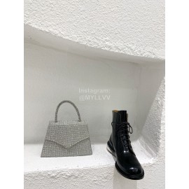 Maison Margiela Autumn Winter Thick Soled Leather Boots For Women 