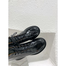 Maison Margiela Autumn Winter Thick Soled Leather Boots For Women 