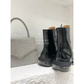 Maison Margiela Autumn Winter Thick Soled Leather Boots For Women 