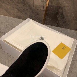 Maison Margiela Winter Thick Soled Wool Boots For Women Black