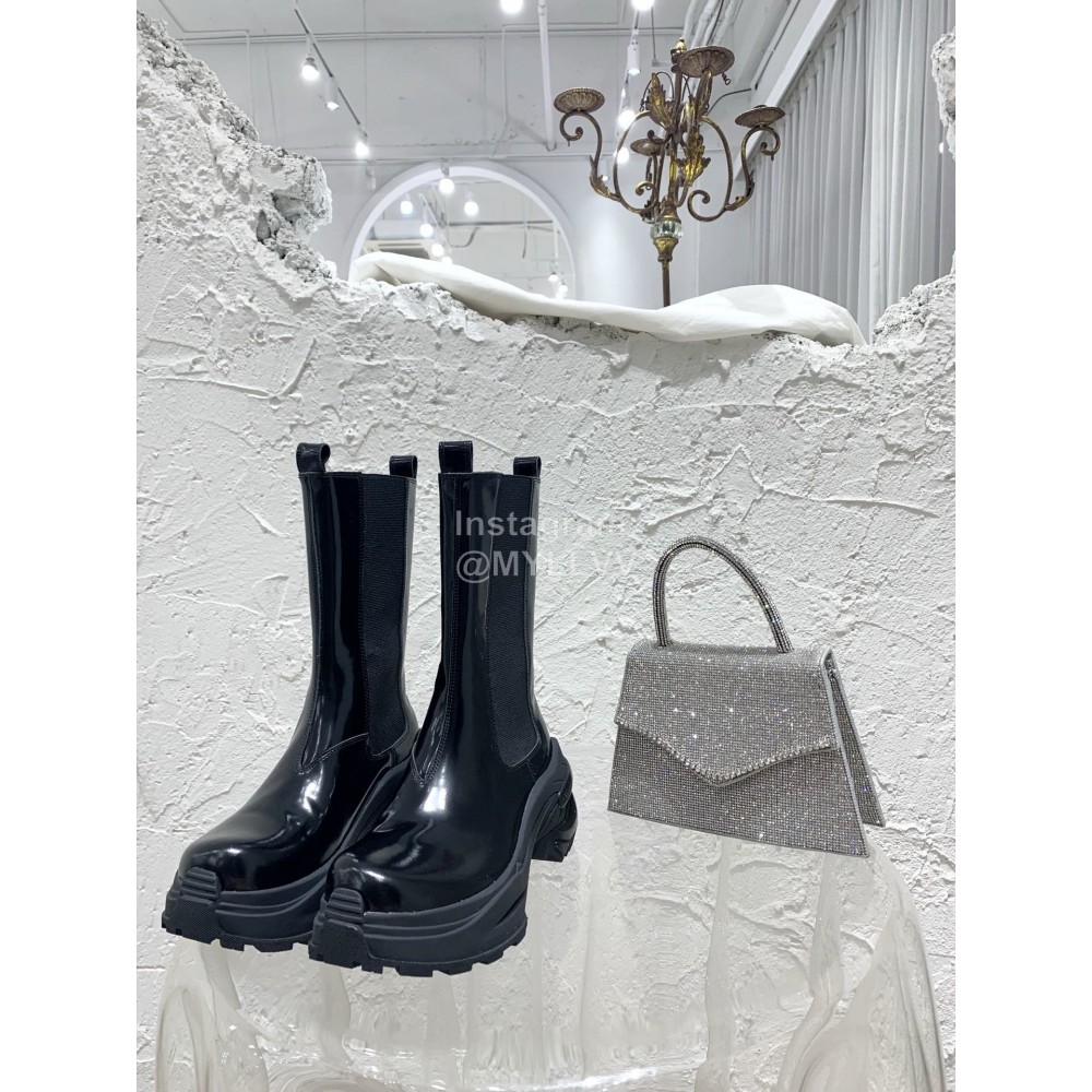 Maison Margiela Winter Thick Soled Black Boots For Women 