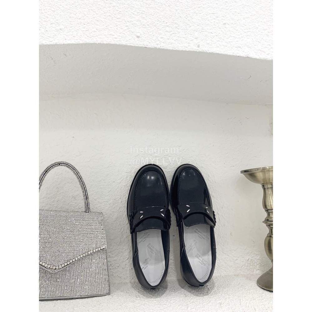 Maison Margiela Autumn Winter Retro Calf Shoes Black For Women