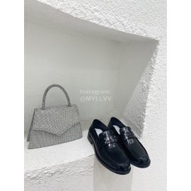 Maison Margiela Autumn Winter Retro Calf Shoes Black For Women