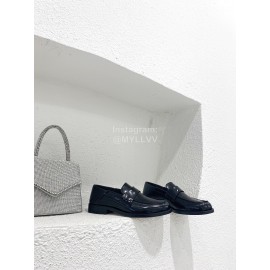 Maison Margiela Autumn Winter Retro Calf Shoes Black For Women