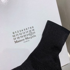 Maison Margiela Summer Mesh Thick High Heel Boots For Women Black