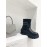 Maison Margiela Winter Calf Thick Soled Wool Boots For Women 