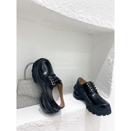 Maison Margiela Black Calf Thick Soled Shoes For Women 