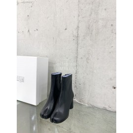 Maison Margiela Thick High Heeled Boots For Women Black