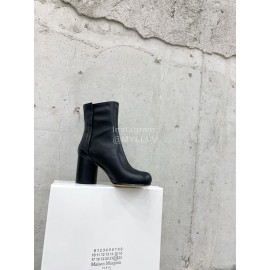 Maison Margiela Thick High Heeled Boots For Women Black