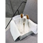 Maison Margiela Soft Cowhide Short Boots For Men And Women White
