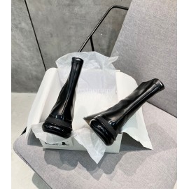 Maison Margiela Soft Cowhide Short Boots For Men And Women Black