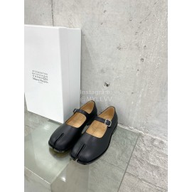 Maison Margiela Vintage Cowhide Shoes For Women Black