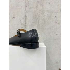 Maison Margiela Vintage Cowhide Shoes For Women Black