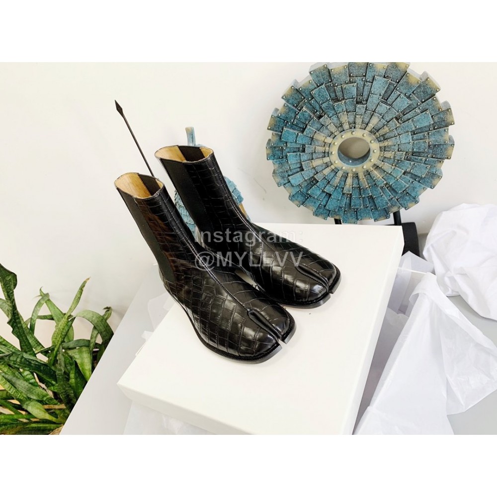 Maison Margiela Autumn Winter New Cowhide Short Boots For Women 