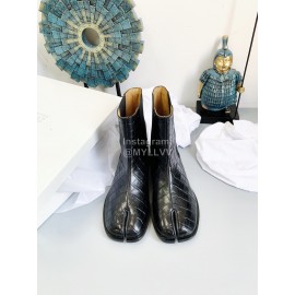 Maison Margiela Autumn Winter New Cowhide Short Boots For Women 