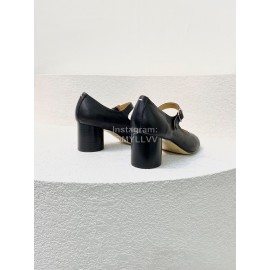 Maison Margiela Autumn Winter New Cowhide High Heeled Shoes Black For Women 