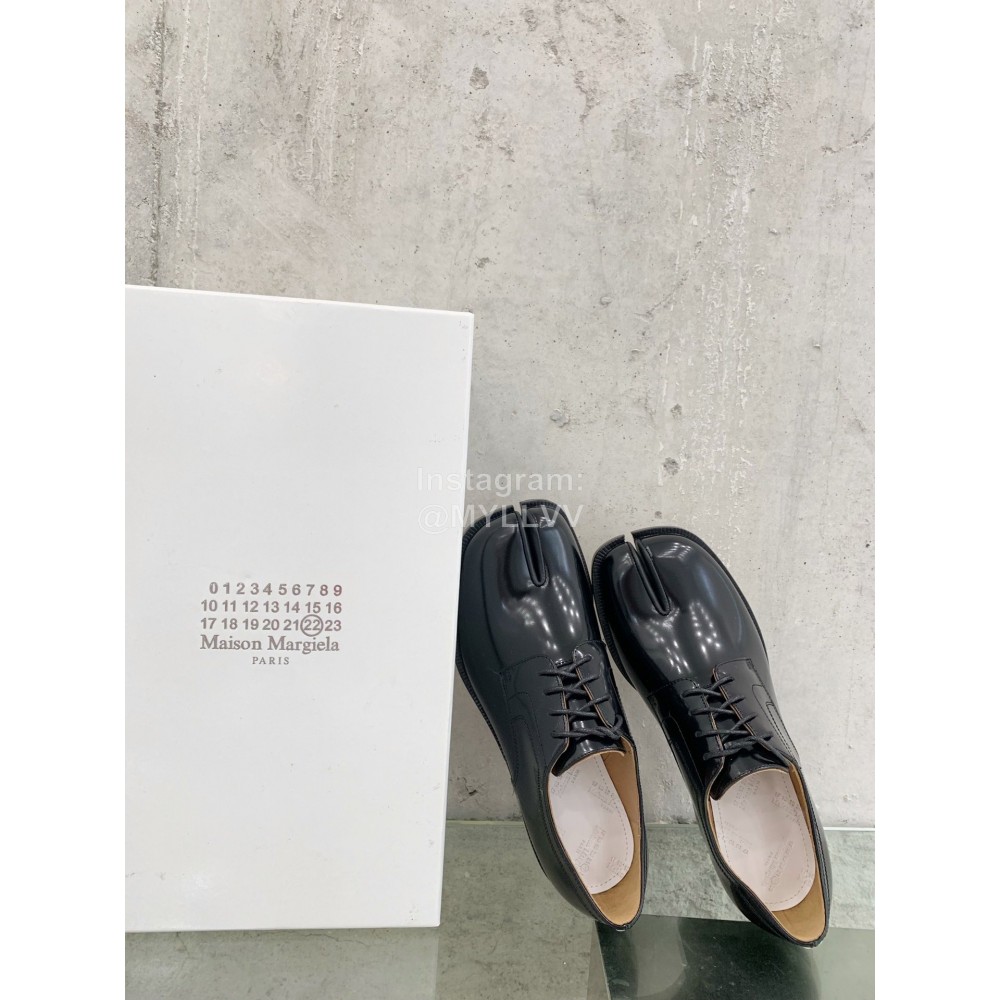 Maison Margiel Mm6 Thick High Heeled Lace Up Shoes For Women