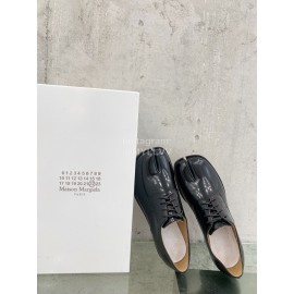 Maison Margiel Mm6 Thick High Heeled Lace Up Shoes..