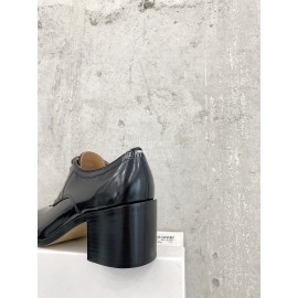 Maison Margiel Mm6 Thick High Heeled Lace Up Shoes For Women