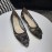 Manolo Blahnik Fashion Diamond Buckle Lace Shoes For Women Black