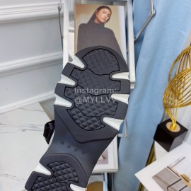 Marni Autumn Winter Velcro Canvas Shoes For Women Blue