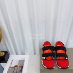 Marni Autumn Winter Velcro Canvas Shoes For Women Red