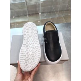 Marni Autumn Winter Fashion Cowhide Wool Shoes For Women Black