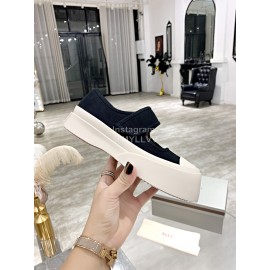 Marni Fashion Sheepskin Canvas Casual Shoes For Women Black