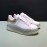 Mcqueen Silk Leather Transparent Air Cushion Casual Shoes For Men And Women Gold