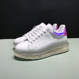 Mcqueen Silk Leather Transparent Air Cushion Casual Shoes For Men And Women