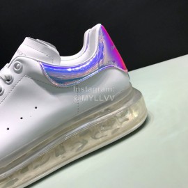 Mcqueen Silk Leather Transparent Air Cushion Casual Shoes For Men And Women
