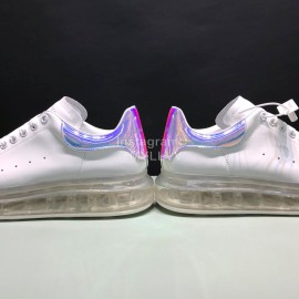 Mcqueen Silk Leather Transparent Air Cushion Casual Shoes For Men And Women