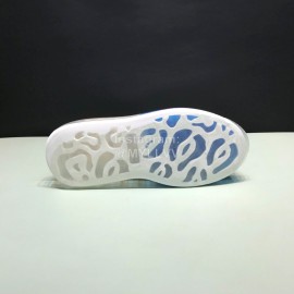 Mcqueen Transparent Air Cushion Silk Leather Casual Shoes For Men And Women Blue