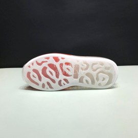 Mcqueen Transparent Air Cushion Silk Leather Casual Shoes For Men And Women Red