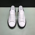 Mcqueen Transparent Air Cushion Silk Leather Casual Shoes For Men And Women Black