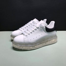 Mcqueen Transparent Air Cushion Silk Leather Casual Shoes For Men And Women