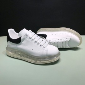 Mcqueen Transparent Air Cushion Silk Leather Casual Shoes For Men And Women