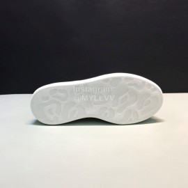 Alexander Mcqueen Matte Leather Casual Shoes For Men And Women Pink