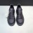 Alexander Mcqueen Matte Leather Casual Shoes For Men And Women Black