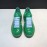 Alexander Mcqueen Patent Leather Casual Shoes For Men And Women Green