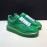 Alexander Mcqueen Patent Leather Casual Shoes For Men And Women Green