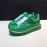 Alexander Mcqueen Patent Leather Casual Shoes For Men And Women Green