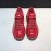 Alexander Mcqueen Patent Leather Casual Shoes For Men And Women Red