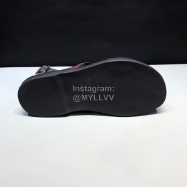 Alexander Mcqueen Cowhide Rivet Fashion Sandals For Men Red