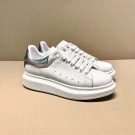 Alexander Mcqueen Fashion Calf Leather Casual Shoes For Men And Women