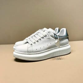 Alexander Mcqueen Fashion Calf Leather Casual Shoes For Men And Women