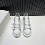 Alexander Mcqueen New Calf Leather Casual Shoes For Men And Women 