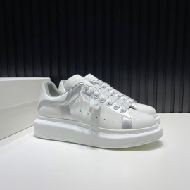 Alexander Mcqueen New Calf Leather Casual Shoes For Men And Women 