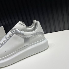 Alexander Mcqueen New Calf Leather Casual Shoes For Men And Women 